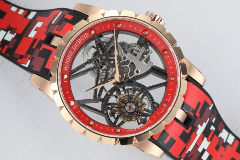 Roger Dubuis EXCALIBUR (King Series) Series RDDBEX0479 Rubber Strap Men's Tourbillon Watch - Image 2